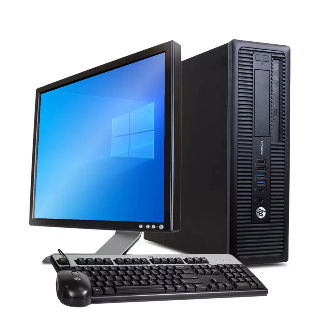 HP ProDesk 600-800 G1 SFF Core i5-4570 8 GB RAM 500 GB HDD Monitor 22"