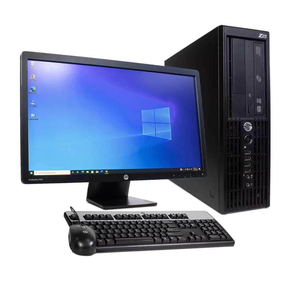 HP WorkStation Z210-Z220 SFF Core i5-2500 8 GB RAM 500 GB HDD Monitor 22"