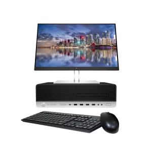 Hp EliteDesk 800 G5 i5 9th 512 ssd 16ram Monitor Hp 24''