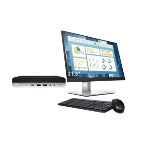 Hp EliteDesk 600 G5 Mini i5 9th, 960ssd, 16ram, Monitor Hp Modelo E22 G4
