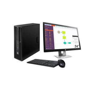 Hp Z240 SFF i5 6ta Gen 8 Gb RAM 240 SSD Monitor HP E242 24″ Full HD