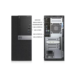 Dell Optiplex 7050 Mt Core i7 7th, 480Gb SSD Y 16Gb RAM DDR4