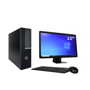 EQUIPO DELL OPTIPLEX 5080 I7 10TH 16RAM 500M.2 SFF MONITOR DELL 22"
